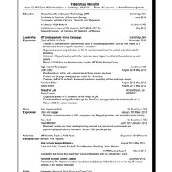Brilliant College Student Resume Templates Format Template Resumes