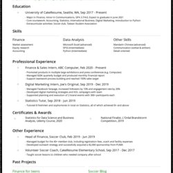 Outstanding College Students Resume Examples Formats Tips