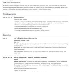 The Highest Quality Student Resume Template High School Examples And Writing Typically Employment