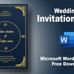 Superb How To Create Wedding Invite Card Using Microsoft Word