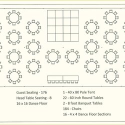 Cool Free Wedding Seating Chart Template Excel Of Reception Floor Tent Pole Layouts Tables Table Round