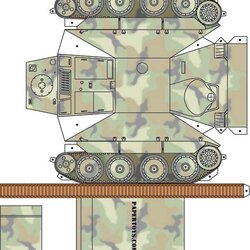 Paper Toys Cut Outs Free At Airplanes Tank Templates Printable Models Model Car Tanks Crafts Army Military