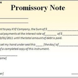Admirable Printable Sample Simple Promissory Note Form Real Estate Forms Word Rental Property