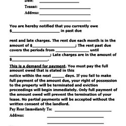 Tremendous Eviction Notice Free Printable Sample Form