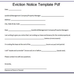 Great Eviction Notice Template South Africa Resume Examples Landlord Evict Intent