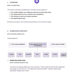 Cool Professional Marketing Plan Templates Template