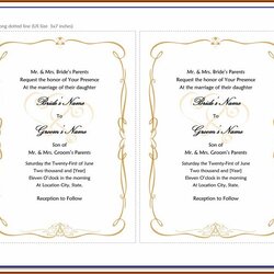 Fine Muslim Wedding Invitation Cards Templates Free Download Template