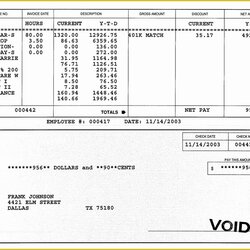 Out Of This World Free Payroll Checks Templates Check Template Stub Excel Stubs Receipt Editable