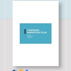 Sterling Marketing Campaign Plan Templates Docs Excel Contract Construction Template Sample Landscape Word