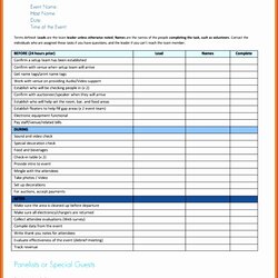 Champion Event Planning Checklist Template Excel Templates Budget Stub Pay Luxury Of