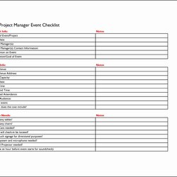 Fine Event Planning Checklist Template Excel Lovely Free Of