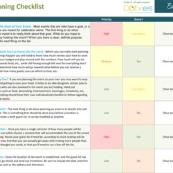 Event Planning Checklist Excel Warrant Planing Featured