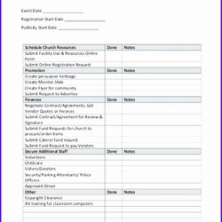Sublime Checklist Template In Excel Templates Planning Event Spreadsheet Planner Forms Example Best Of