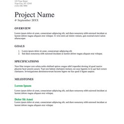 Professional Project Proposal Templates Template Kb