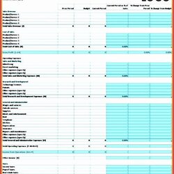 And Statement Template Lovely Excel