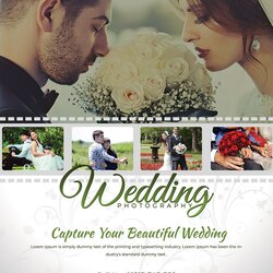Sterling Wedding Photography Flyer Template Free Word Publisher