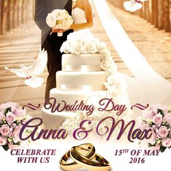 Spiffing Wedding Flyer Template Templates Flyers
