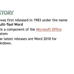 Microsoft Word In The Classroom