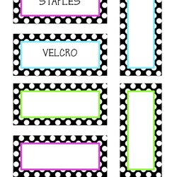 Splendid Microsoft Word Borders For Teachers Best Teacher Labels Classroom Template Toolbox Polka Border Dot