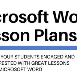 Spiffing Microsoft Word Lesson Plans And Activities To Wow Your Students