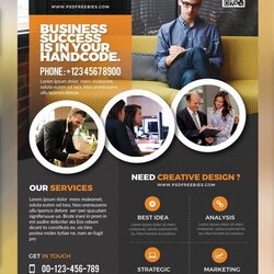 Marvelous Business Flyer Template Free Flyers Singular Design