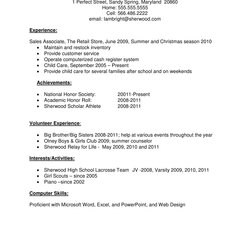 Terrific Resume Template For First Job Singular Design