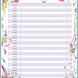 Wonderful Free Printable Monthly To Do List Template Why Need Lists