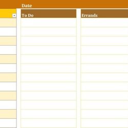 Monthly To Do List Template Best Office Files