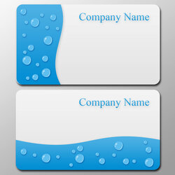 Wonderful Business Card Template Blank Intended For Designs Imposing Regard