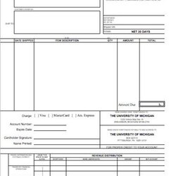 Invoice Templates Blank Commercial Word Excel Template