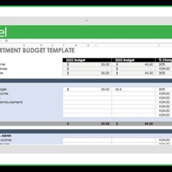 Superior Top Excel Budget Templates Expenses Fiscal Images Department Template