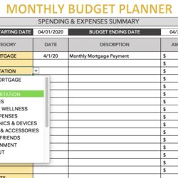 Smashing Simple Free Monthly Budget Planner Expense Tracking Sheet Excel Expenses Spending Itemize Log