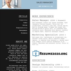 Perfect Free Ats Template Resume Creative