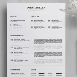 Magnificent Best Resume Templates New Word Template Instant Free