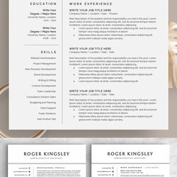 Outstanding Resume Templates Best Of Design Graphic Junction Template