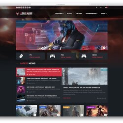 Best Gaming Website Templates Template Sites