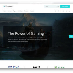 Admirable Best Free Gaming Website Templates Template Web Entertainment Lively Tech Follows Suggests Vivid