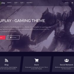 Very Good New And Trending Gaming Website Templates Demo