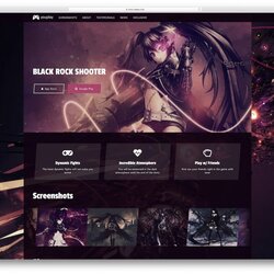 Matchless Free Gaming Templates For Websites Website Template