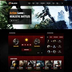 The Highest Standard Best Video Gaming Website Templates Game Island Template