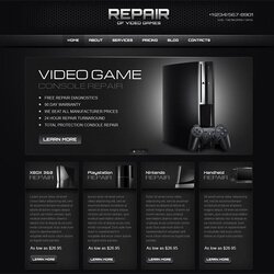 Great Gaming Website Themes Templates Free Premium Template Responsive Web