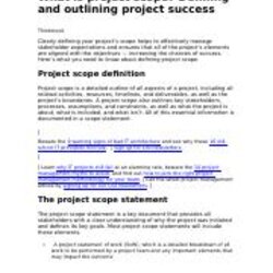 Supreme What Is Project Scope Defining And Outlining Success