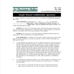 Wizard Mutual Agreement Templates Free Word Samples