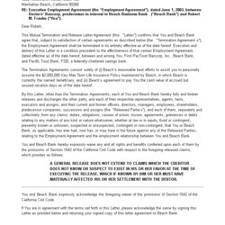 The Highest Standard Mutual Agreement Termination Template