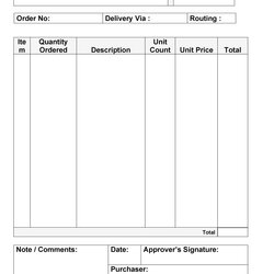 Preeminent Free Purchase Order Templates In Word Excel Surat Checklist