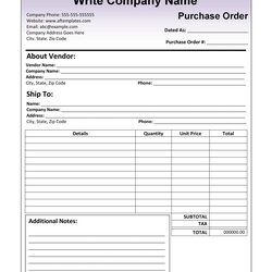 Fine Purchase Order Forms Templates Free Download Org Master Of Excel Word Template Documents
