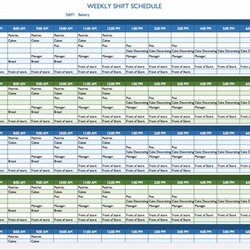Worthy Employee Shift Schedule Template Monthly Database Workers Supervisor Formats Templates