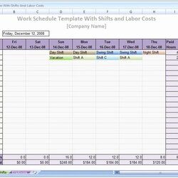 Brilliant Employee Shift Scheduling Template Luxury Production Schedule Of