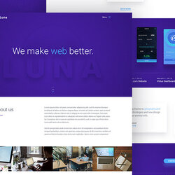 Free Website Templates Of The Blog Luna