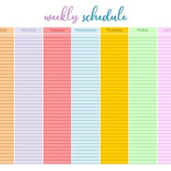 Fantastic Best Free Printable Weekly Workout Schedule For At Cute Template